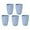 Blue, variant on ABCISI Drinking Tumblers 12 oz 5 Pack, Purple Wheat Straw Cups, Lightweight Reusable Stackable Water Glasses for Juice, Milk, Iced Tea, Camping, Parties and Everyday Use