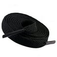 thumbnail image 1 of Polyester Flat Shoelaces Replacement Cord Shoe Lace for Running Shoes/Boots/Skates black 1.2m, 1 of 9