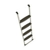 Stromberg Carlson Interior Bunk Ladder, KD, RV Bunk Ladder, Bunk Bed Ladder with Injection Molded Treads, Hooks and Mounting Hardware Included, can be used as Dorm Loft Ladder - Silver 66"