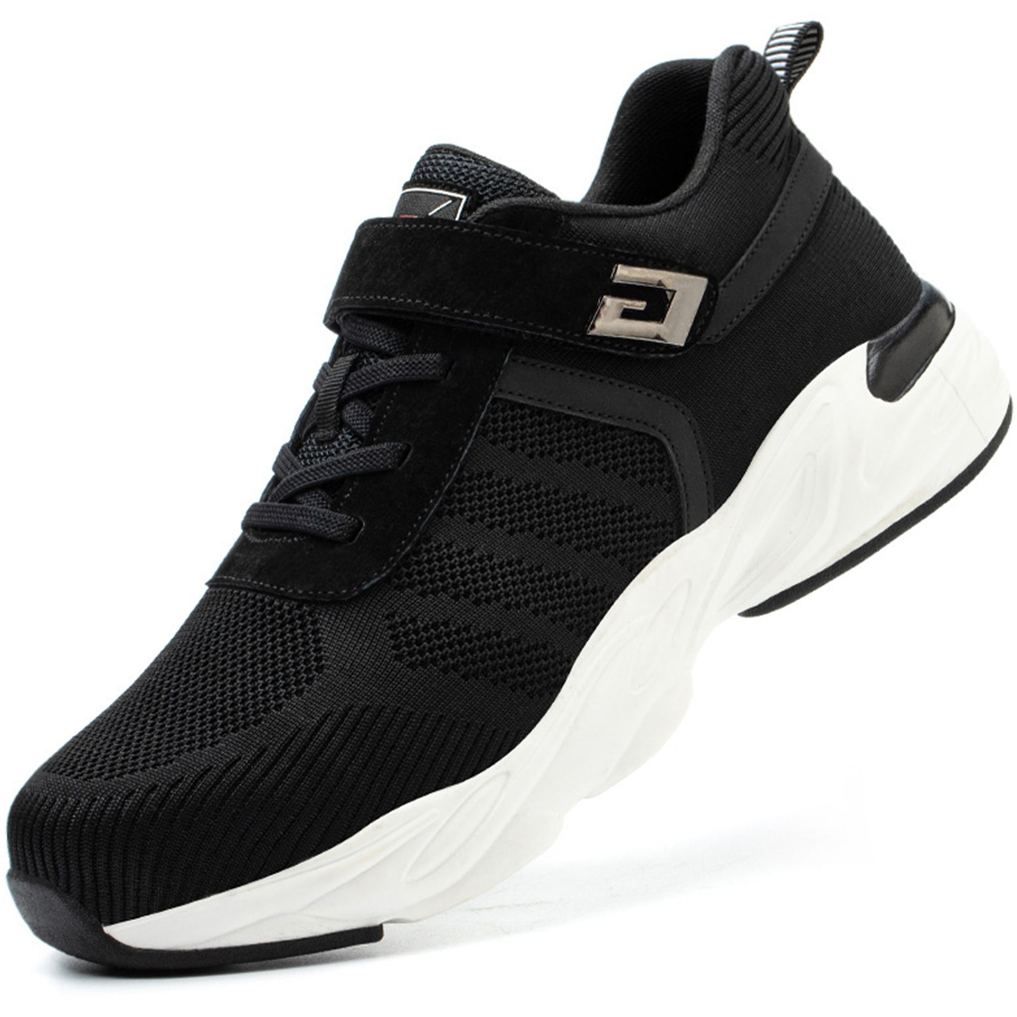 Tanleewa Mens Safety Work Shoes Steel Toe Breathable NonSlip Shoe Size Men7/Women8