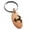 Rose, variant on Stainless Steel Ancient Tribal Mercy Rune Engraved Small Oval Charm Keychain Keyring