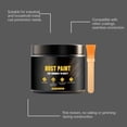 thumbnail image 6 of Rust Converter Metal Paint with Brush, Waterproof Anti Rust Paint for Steel and Iron, Fast Drying Rust Protection for Outdoor Equipment, 6 of 9
