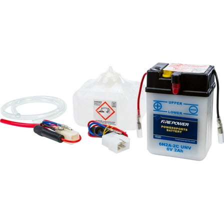 6N2A-2C/UNV Fire Power Battery W/Acid 6N2A-2C Unv 6V