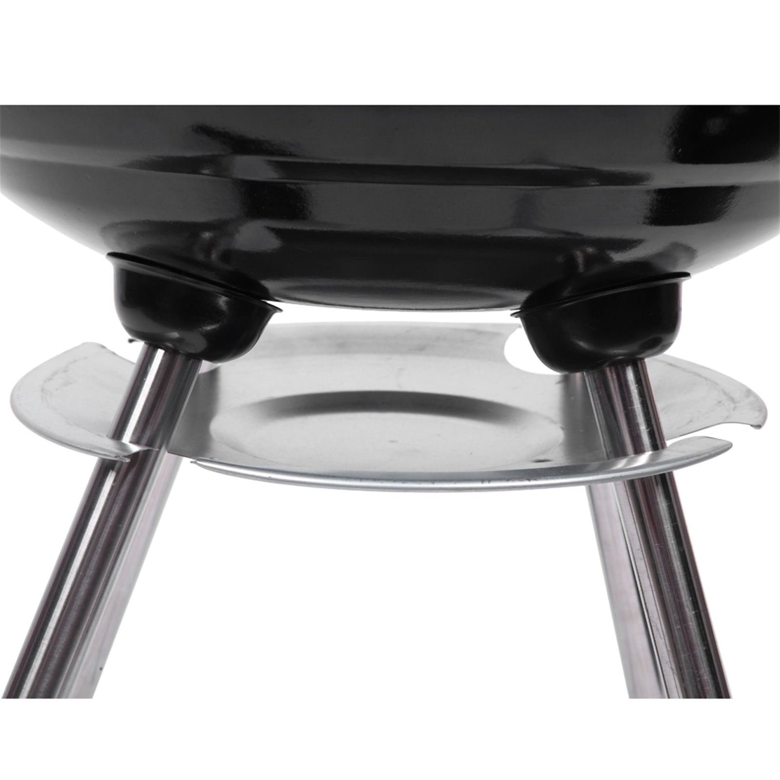 18‑Inch Charcoal BBQ Grill,Heavy‑Duty Round Charcoal Grill with Ash Collector & Adjustable Vent,Portable Outdoor BBQ Grill for Camping, Patio,and Backyard