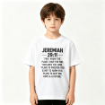 thumbnail image 2 of Jeremiah 29 11 Bible Verse Boys Graphic Tee, Retro Christian Faith 100% Cotton Kids Short Sleeve T-Shirt 4-13Y, 2 of 5