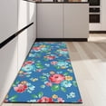thumbnail image 4 of Pioneer Flower Floral Print Pattern Kitchen Rug Mat,Kitchen Runner Rugs Non Skid Washable,Decorative Kitchen Floor Mats for Kitchen,Sink,Laundry,17"X47", 4 of 5