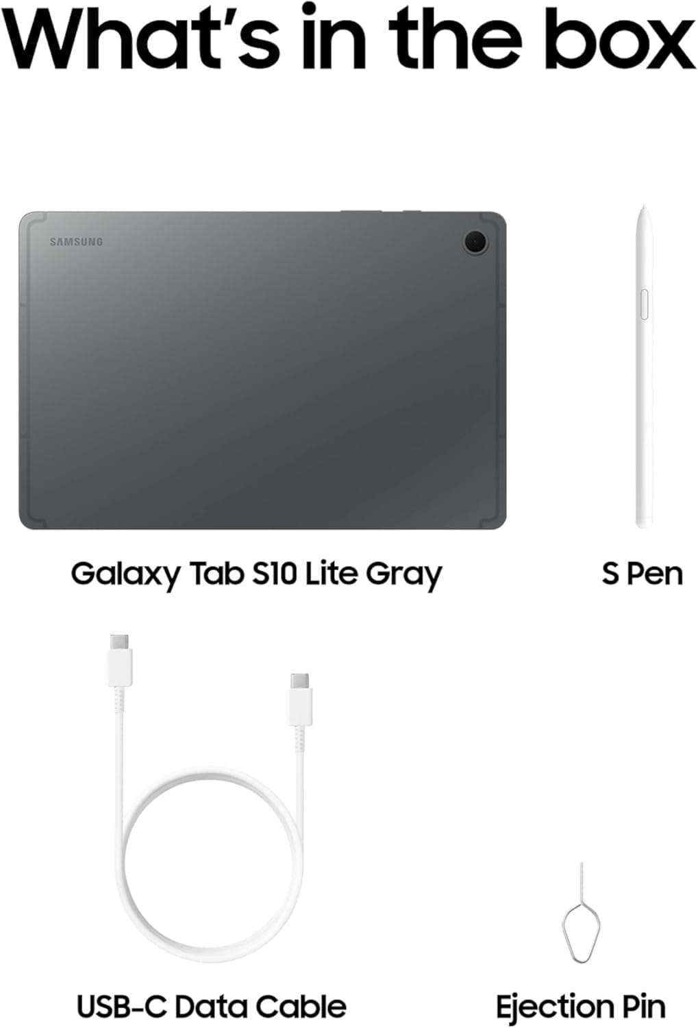 Samsung Galaxy Tab S10 Lite 5G (Wi-Fi+ Cellular – Makes Call) with