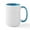 White/Blue Inside, variant on CafePress - Beethoven Ode To Joy Mug - 15 oz Ceramic Large White Novelty Mug