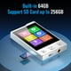 thumbnail image 5 of Reproductor MP3 Phinistec F6 64GB Bluetooth 5.3 2.4" Touch, 5 of 7