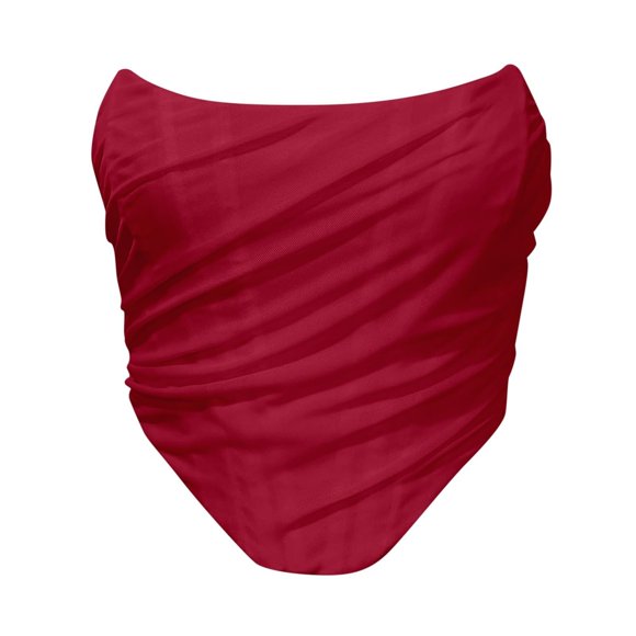 DondPO Womens Corset,Corset Top Womens Bustier Tops For Women,Corset Tops for Women,Plus Size Corset Red S Clearance!