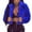 Blue, variant on Aoochasliy Womens Jackets and Coats Winter Faux Fur Overcoat Fluffys Fleece Turn-down Collar Faux Furs Top Short Loose Overcoat