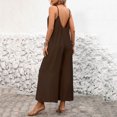 thumbnail image 5 of PBFRDSJ One Piece Jumpsuits for Women Sleeveless Spaghetti Strap Loose Romper Summer Casual Breathable Wide Leg Jumpsuit, 5 of 8