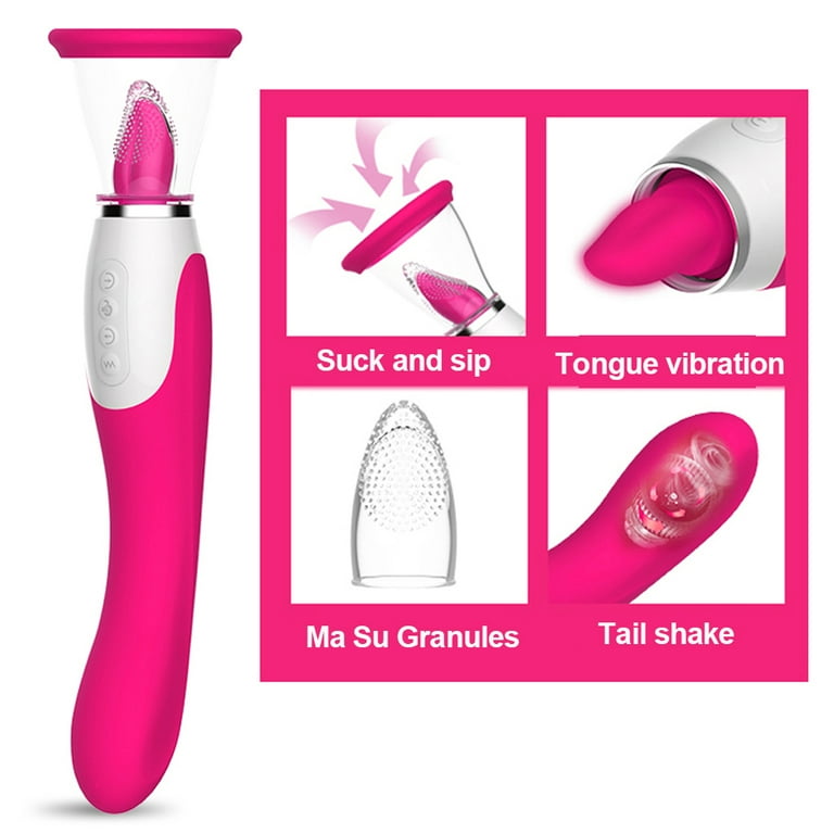 Rose Toy for Woman,Sexual Pleasure Tools for Women with 10 Modes Licking  Vibrator Rose Sex Toys for Women (Purple)