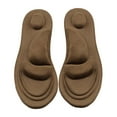 thumbnail image 1 of 1 Par de Esponja para Aliviar El Estrés, Cálidas Plantillas de Apoyo Femenino, Zapatos, Botas, s, Almohadillas - marrón, 25 x 8.5cm Baoblaze Almohadilla de plantillas de espuma de esponja 4D, 1 of 8