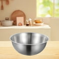 thumbnail image 4 of Stainless Steel Mixing Bowl, Kitchen Food Storage Container, Reusable Heavy Duty Green Fridge Organizer, Durable Easy Clean Seamless Design, 4 of 7