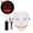 Orange#, variant on Spencer Halloween Scary Mask Led Costume Mask EL Wire Light Up The Purge Movie for Cosplay Party with 2AA Batteries "White"