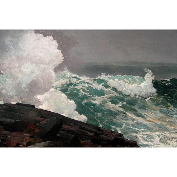 Art.com Northeaster Art Print by Winslow Homer, 18" x 12"