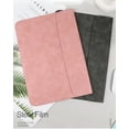 thumbnail image 3 of PU Leather Laptop Bag Suitable For MacBook 11 12 13 Inch Magnetic Computer Bag For Huawei 14 15 16 Inch Protective Case grey 13.3 14 Inch, 3 of 6