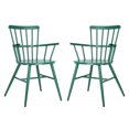 thumbnail image 3 of SAFAVIEH Clifton Outdoor Patio Arm Chair, Matte Olive Green, Set of 2, 3 of 10
