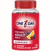 One A Day VitaCraves Adult Multivitamin Supplement Gummies, 70 Count