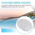thumbnail image 4 of Soporte de Bebida Flotante Inflable Soporte de Bebida Flotante Premium para Piscina, Accesorios de BañEra de Hidromasaje Bandeja de Barra de Mesa MáS Fresca, 4 of 9