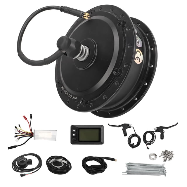 Accesorio para bicicleta eléctrica, kit de conversión de batería para bicicleta eléctrica de 48 V y 500 W, kit de motor de conversión de buje de bicicleta, tecnología avanzada