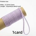 thumbnail image 6 of 25 Yards Sewing Rick Rack Trim White Lace Wave Ribbon 3mm RIC Rac Ribbon Christmas Zig Zag Wave Bending Fringe Lace Trimmings S Shaped Woven Fabric for DIY Crafts Wedding, 6 of 9