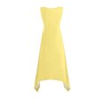 thumbnail image 4 of Gspmoly Robes d'Été pour Femmes, Robes pour Femmes Sans Manches à Col Rond avec Cordon, Robe Décontractée à Volants Évasée Courte, Robes de Cocktail en Liquidation Liquidation, 4 of 8