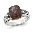 thumbnail image 1 of 4.87 Carat (CTW) Dynamique de damier smoky ring, 1 of 4