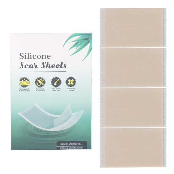 Tratamiento de cicatrices de silicona, hojas de silicona para eliminar cicatrices, parches para estrías, hojas de cicatrices de silicona de alta capacidad