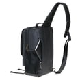 thumbnail image 4 of KAUKKO Canvas Messenger Bag Cross Body Shoulder Sling Backpack Travel Senderismo Chest Bag KAUKKO FD252-2-Black, 4 of 5