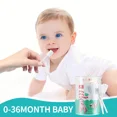 thumbnail image 6 of Baby Tongue Cleaner, Newborn Baby Toothbrush, 96PCS Disposable Infant Toothbrush Clean Baby Mouth,Gauze Gum Cleaner Toothbrush Baby Oral Cleaning Stick Dental Care for 0-36 Month, 6 of 7