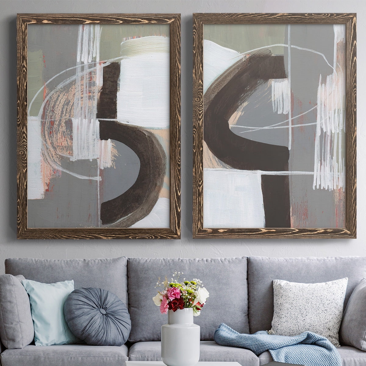 Arching Neutrals III - Premium Framed Canvas - Ready to Hang