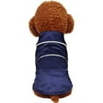 thumbnail image 3 of Minimanihoo Pet Dog Cat Pajamas Clothes Soft Lapel Shirts Loungewear for Small/Medium Dogs and Cats XS-2XL,Navy Blue, 3 of 15