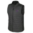 thumbnail image 2 of Men's Colosseum Charcoal Washington Huskies Nightman Full-Zip Puffer Vest, 2 of 3