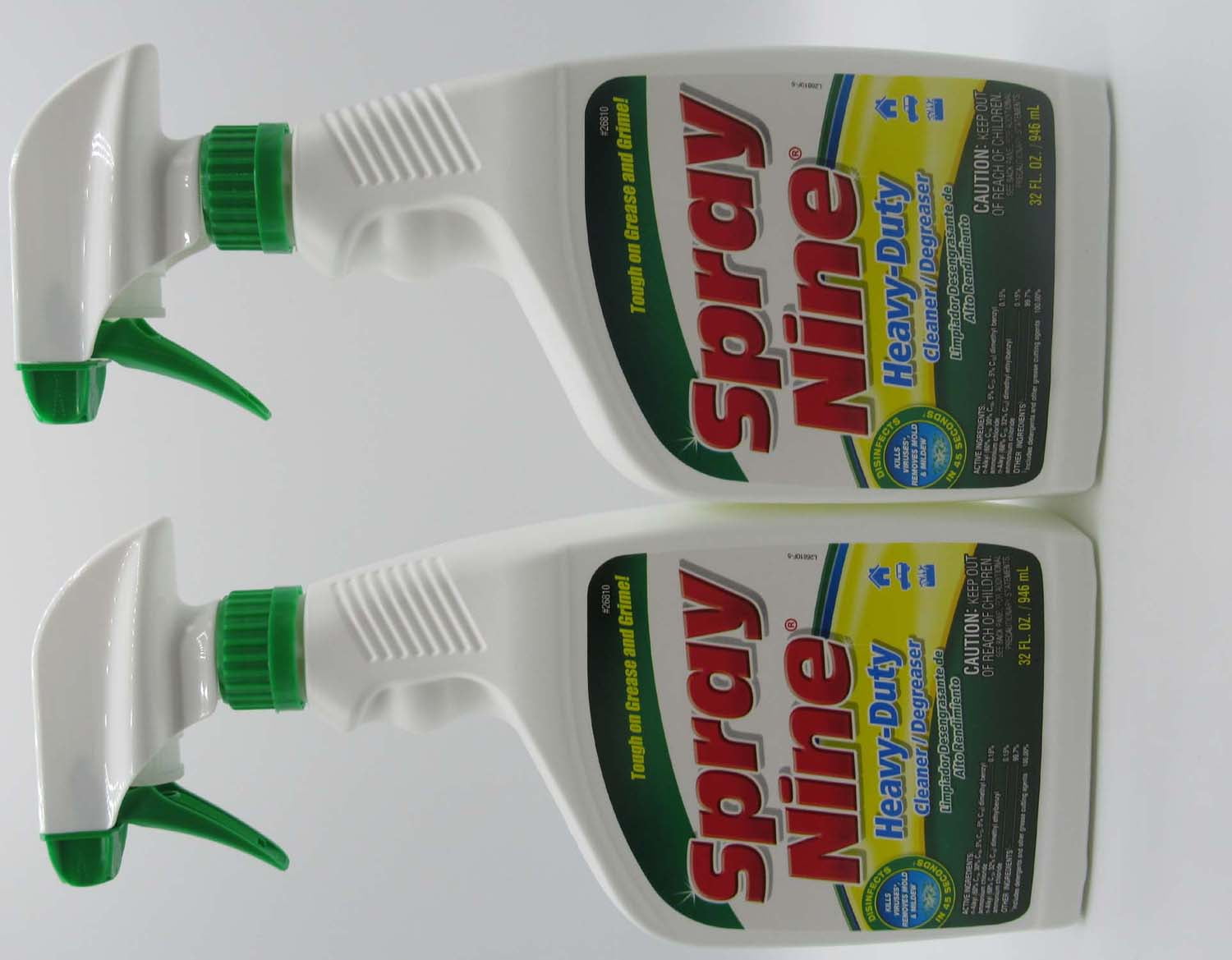 Spray Nine 26810 - Tough Task Cleaner & Disinfectant 32 oz. Spray Bottle- Pack of 2