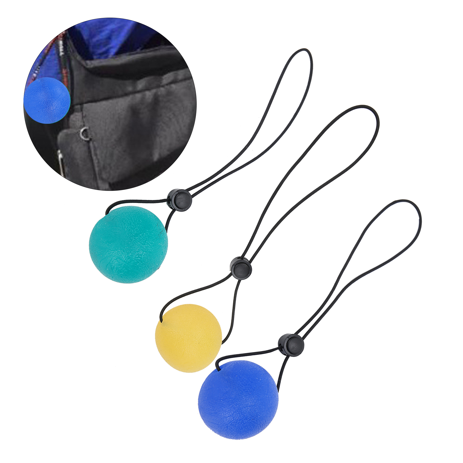 Hilitand Wrist Training Ball,Hand Exercise Ball,3pcs Stress Relieve