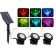 thumbnail image 2 of 3Pcs Solar Pond Light, Solar Underwater Spotlights with 2 Modes, Pond Lighting with IP68 Waterproof, RGB Color Changing Landscape Spotlights, Garden L_Perfect Gift, 2 of 5