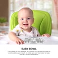 thumbnail image 3 of Luxshiny 1Pcs Simple Style Divided Plate Made Of Stainless Steel For Children Silver, 3 of 8