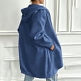thumbnail image 4 of Perfectbot Women's Hooded Zip Up Jacket, Full Zip Fall Hoodie with Drawstring & Side Pockets, 4 of 8