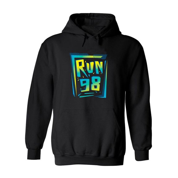 Run 98 Hoodie Men -Image by Shutterstock, Male 3X-Large