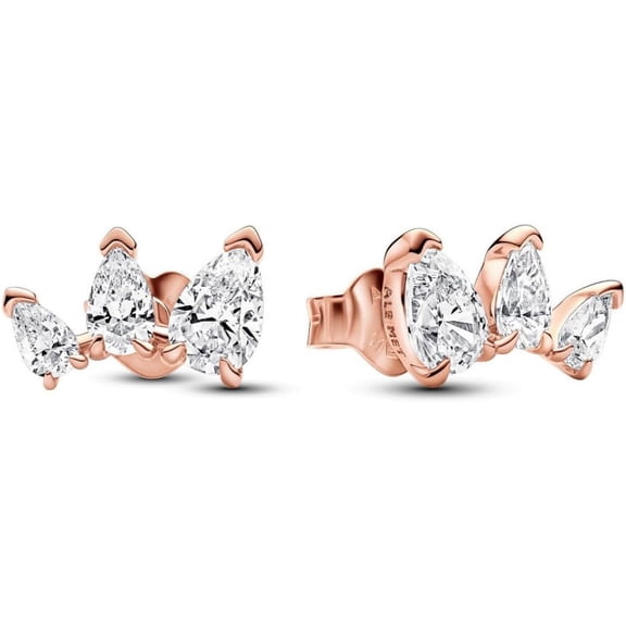 Pandora Sparkling Pear Stud Earrings