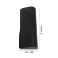 thumbnail image 4 of Unique Bargains 1 Pc Eyeglasses Case Portable Eyeglasses Storage 6.3"x2.36"x1.3" Black, 4 of 5
