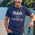 thumbnail image 4 of Jollimate Dad The Toughest Job Shirt, Men's Dad Shirt, Father Gift Tee, Gift for New Dad, 4 of 6
