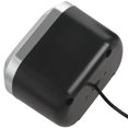 thumbnail image 5 of 2X Altavoces Portatiles USB 2.0 Altavoces Estereos con Cable Mini Computadora para Computadora Portatil de Escritorio PC Portatil MP3 MP4 3.5mm AUX IN Negro, 5 of 5