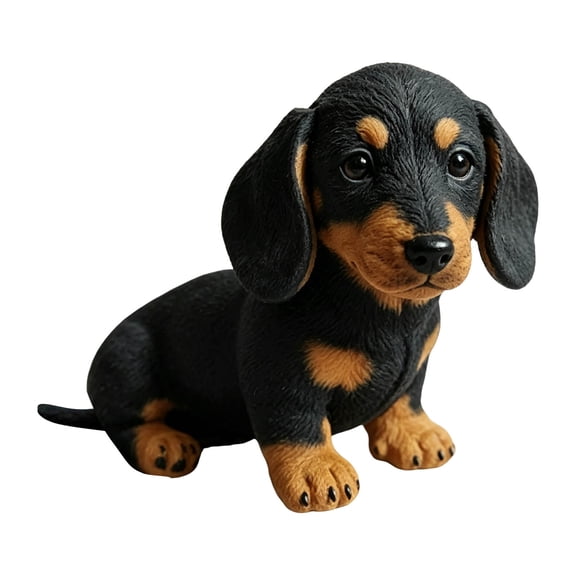 Robotic Interactive Dachshund Stuffed Dog, Emotional Plush Toy with Realistic Movements