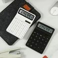 thumbnail image 2 of Necvior 12 Digit Desktop Calculator with Solar Power for Students and Professional, 2 of 16