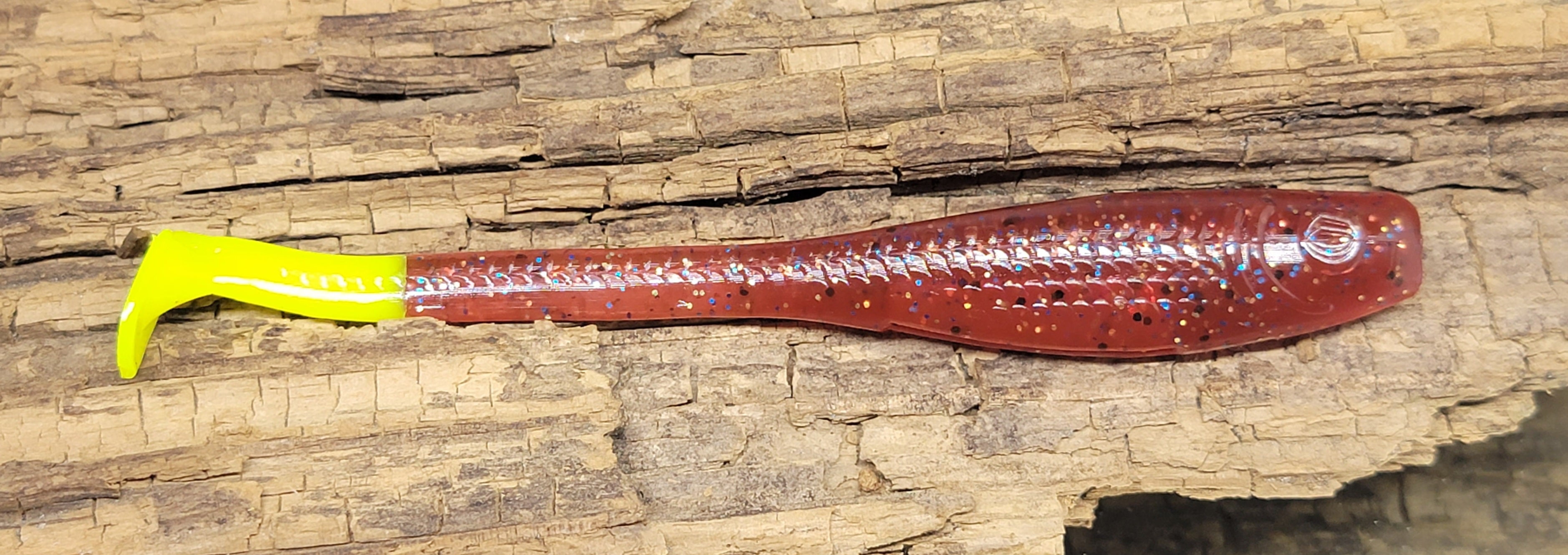 Down South Lures Super Model 5" Paddle Tail Swimbaits 6Pack (Made in