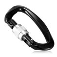 thumbnail image 4 of 25KN Screw Locking Gate Carabiner Heavy Duty D-shape Buckle Pack D-ring Carabiner Climbing Rappelling Canyoning Hammock Locking Clip, 4 of 7