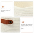 thumbnail image 5 of FONDOTIN White Cotton Rope Woven Basket for Decorative Storage, Aromatherapy, Cosmetics, Office Supplies Organizer, 5 of 5